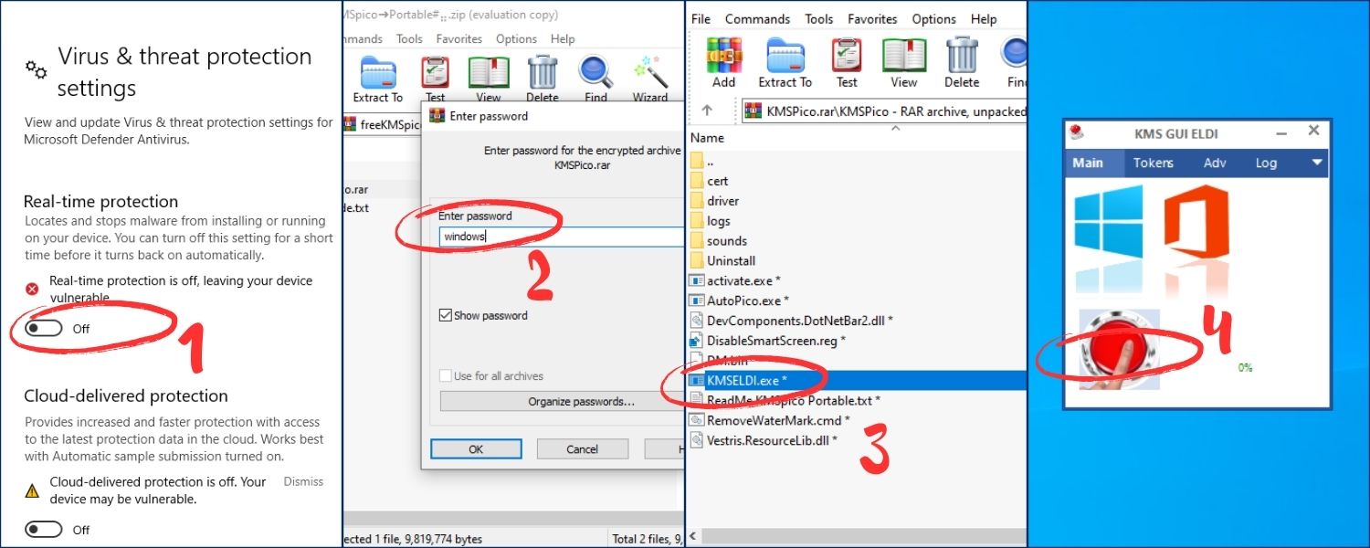 Activate Windows 11 using KMSPico